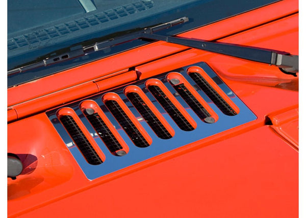 Rugged Ridge HOOD VENT Coverstainless Steel JEEP WRANGLER(JK)0716