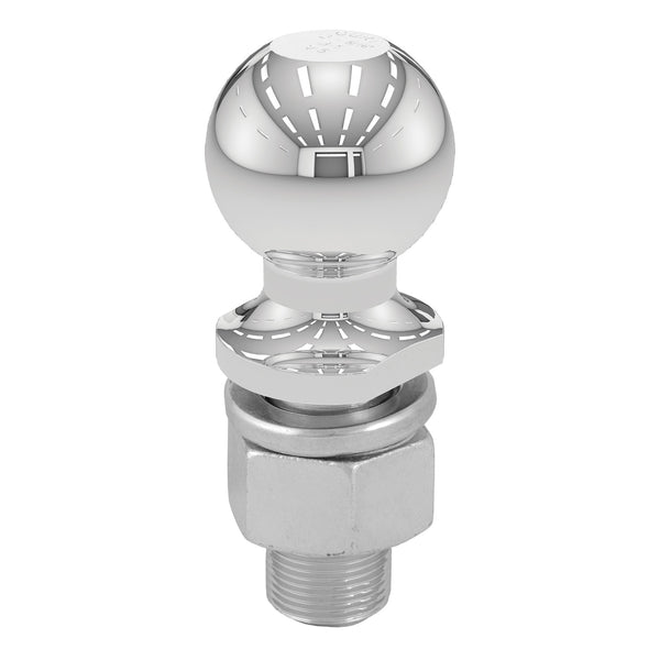CURT 2-5/16 in. Chrome Trailer Hitch Ball, 1-1/4 in. x 2-5/8 in. Shank, 10,000 lb (40006)