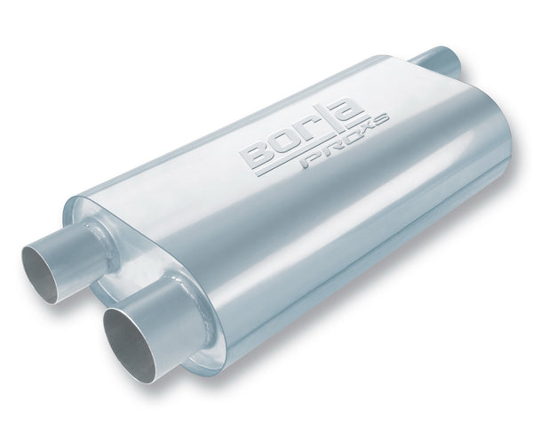 Borla Specialty Muffler - Un-Notched Necks (40477)