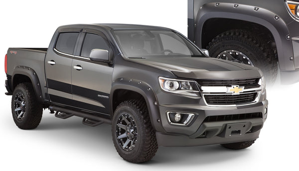 Bushwacker Fender Flare Pocket Style 4pc - Black (BW40969-02)