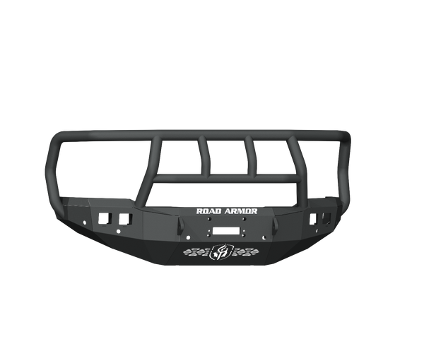 Road Armor 2019+ Ram 2500/3500 Stealth Front Winch Compatible Bumper Titan Ii Guard Txt Blk Lights Sold Sep (4192F2B)