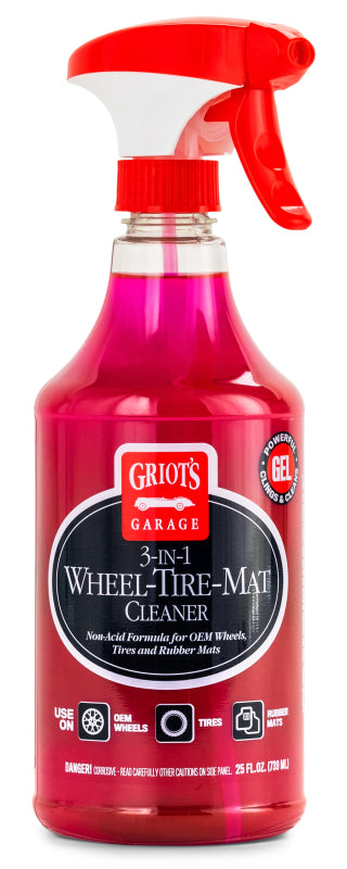 Griots Garage Nettoyant 3-en-1 roues/pneus/tapis - 25oz