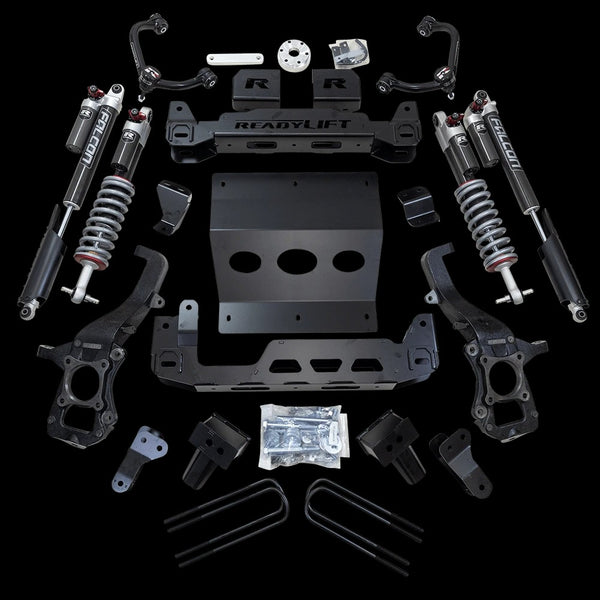 ReadyLift Suspension Lift Kit — 6" Lift — Falcon Shocks, MAX3.3 — 2021-2024 Ford F-150, select trims (42-21640)