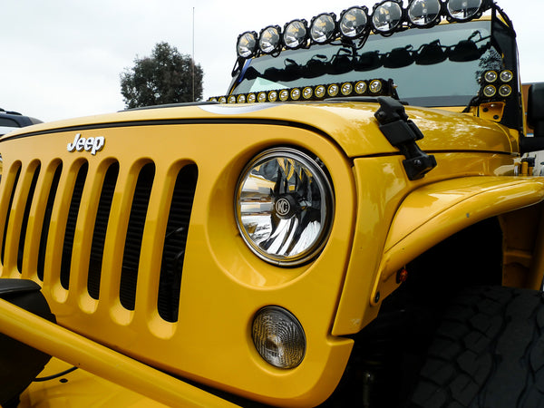 KC HiLiTES Headlight Gravity LED 7IN JK EA - 4235