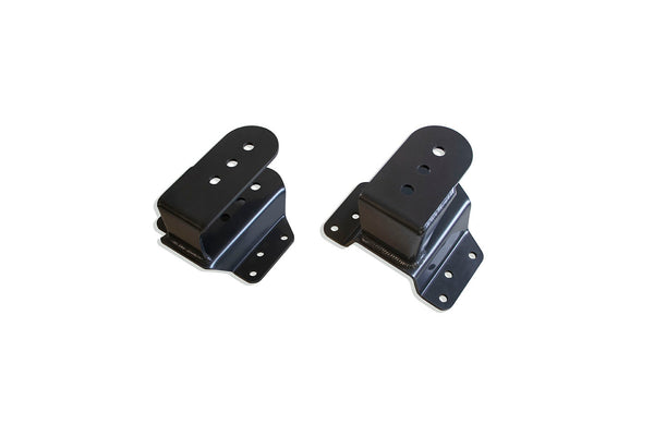 Maxtrac Suspension Supports d'abaissement arrière en acier 2-4" 1999-2007 F250/F350 Super Duty (8 goujons) 2/4 roues motrices (paire)
