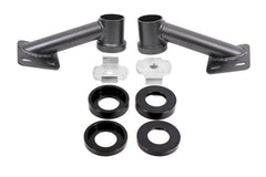 BMR 15-17 S550 Mustang Cradle Bushing Lockout Kit - Black Hammertone