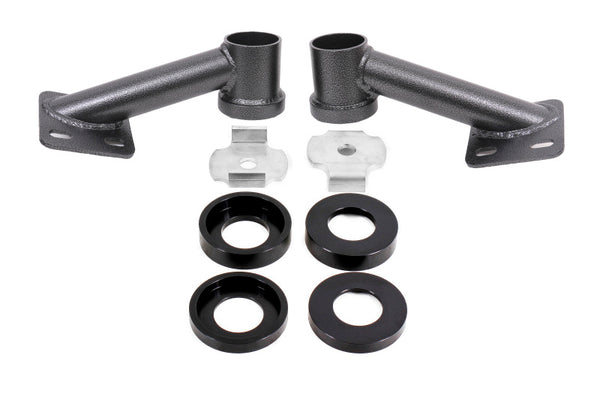 BMR 15-17 S550 Mustang Cradle Bushing Lockout Kit - Black Hammertone