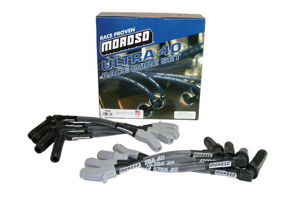 Moroso Jeu de fils d'allumage GM LS - Ultra 40 - gainé - (utiliser avec la pièce n° 68476) - noir