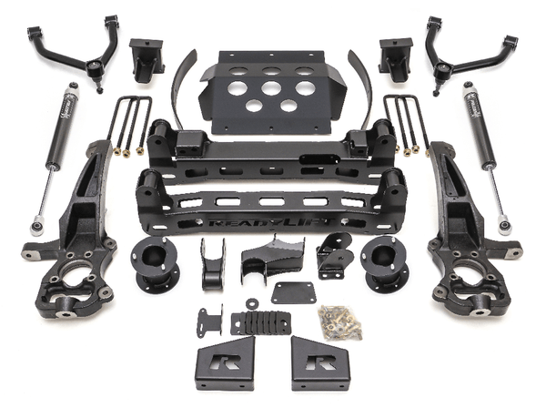 ReadyLift Suspension Lift Kit — 6" Lift — Big Lift, Trail Boss — 2019-2024 Chevrolet Silverado 1500, select trims; 2019-2024 GMC Sierra 1500, select trims (44-39620)