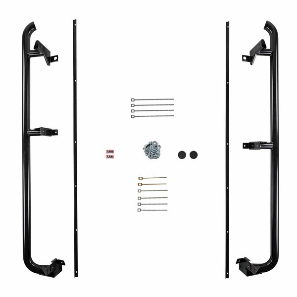 ARB Deluxe Rock Sliders Step Nerf Bar — for select Jeep vehicles (4450210)