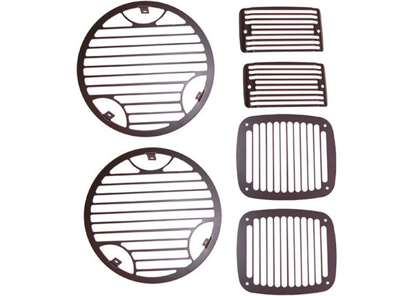 Rugged Ridge Light Guards — 1997-2006 Jeep Wrangler (11236.21)