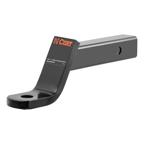 CURT Class III Ball Mount, 2 in. Shank, 4 in. Drop, 10-1/4 in. Long, 7,500 lb (45060)