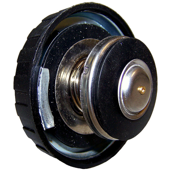 Crown Automotive Coolant Bottle Cap — Black, Silver
