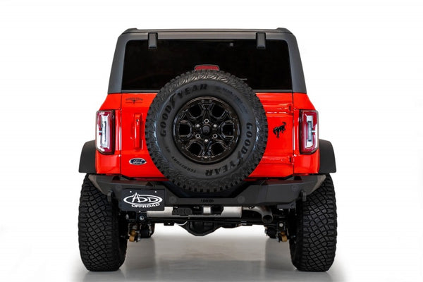 Addictive Desert Designs Pare-chocs arrière Rock Fighter 2021+ Ford Bronco - noir martelé