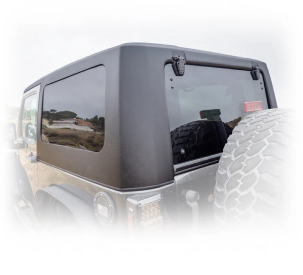 Turn Offroad Toit rigide Squareback 2 pièces 2007-2018 jeep JK 2 portes