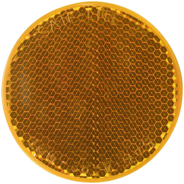 Peterson Manufacturing Reflector Rd 23/8 Amber
