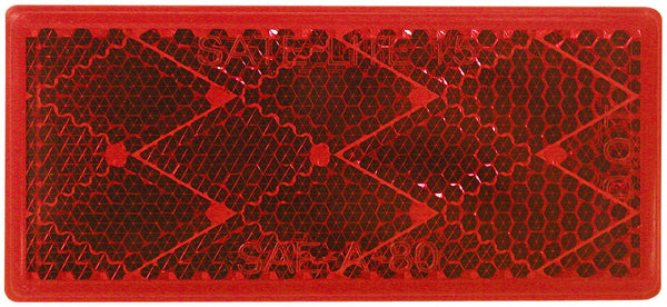 Peterson Manufacturing Refl Rect Quickmt Red