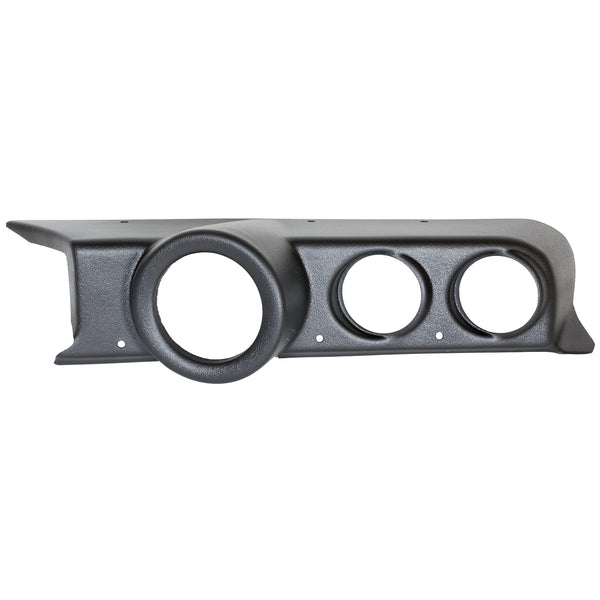 AutoMeter Dessus de tableau de bord, triple, (tachymètre sur piédestal 5 po, 2-5/8 po x2), Mustang 87-93 Fox