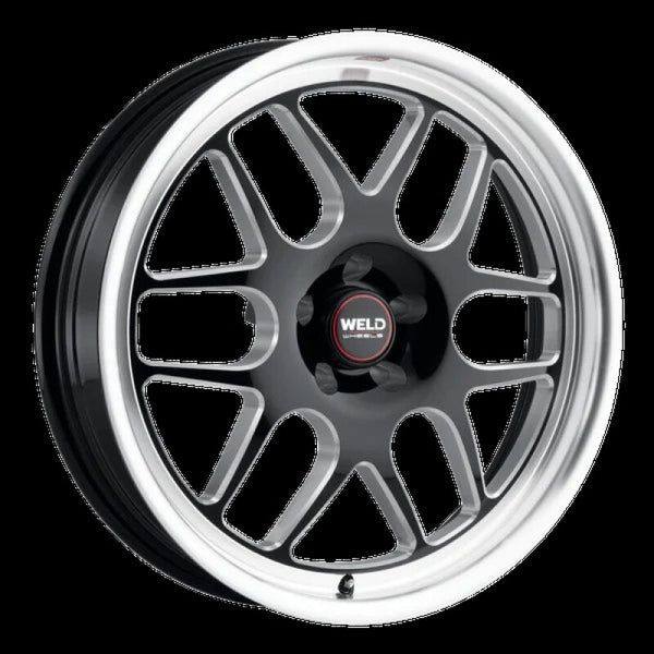 Weld Roue Solana Drag 17x5 / 6x139.7 BP / ET-25 / alésage 106.1mm - noir brillant usiné