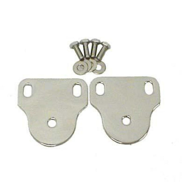 Smittybilt 1987-1995 CJ & Wrangler (YJ) Inside Windshield Brackets Stainless Steel