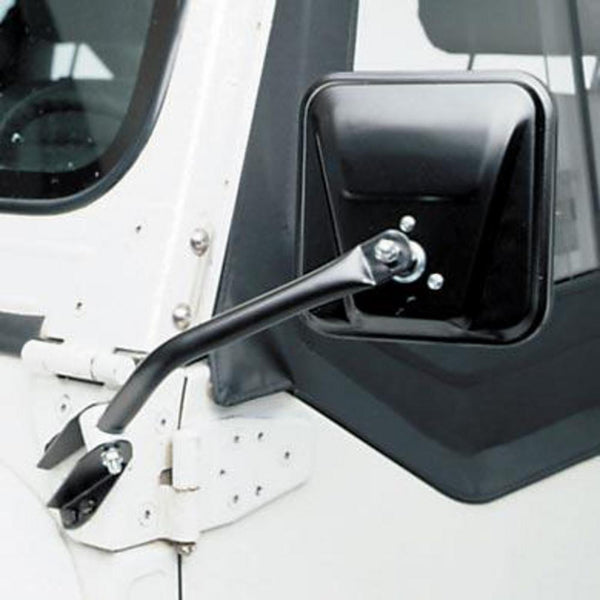 Smittybilt Side Mirror Pair - Black (55-95 CJ/YJ)