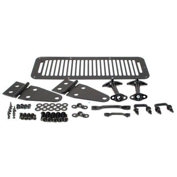 Smittybilt Ensemble de capot complet - noir (76-95 CJ/YJ)