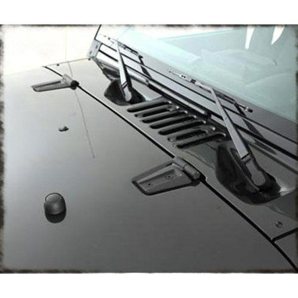 Smittybilt Complete Hood Kit - Black (07-18 JK/JKU)