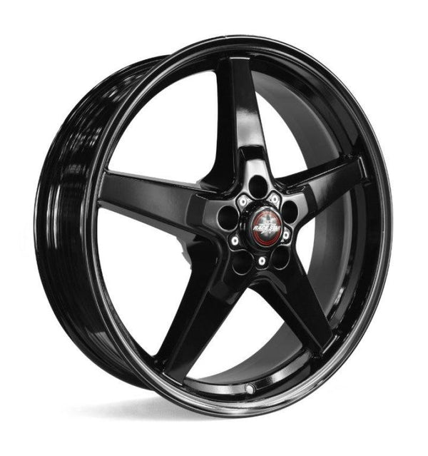 Race Star Roue 92 Drag Star Bracket Racer 20x6 5x115BC 3.20BS - noir brillant