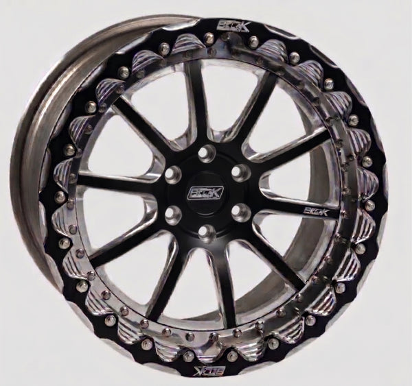 Belak 17x10.5 / 8.25in BS / 6x135mm BP / Low Pad / Series 4 - Single Beadlock Wheel w/ Billet Lip