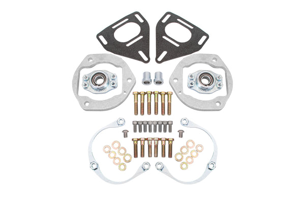 BMR 16-24 Chevy Camaro Caster Camber Plates - Black Hammertone