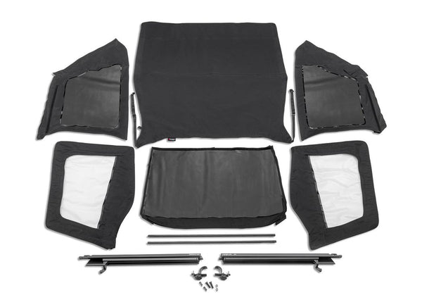 Rugged Ridge 9295 Wrangler Textured Vinyl Black Diamond Frameless TOP Tinted Windows