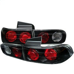 Spyder Euro Style Tail Lights - Black — 1994-2001 Acura Integra (5000200)