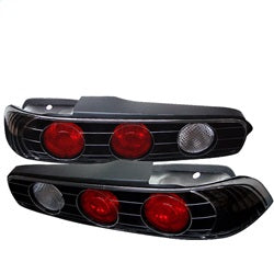 Spyder Euro Style Tail Lights - Black — 1994-2001 Acura Integra (5000248)