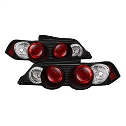 Spyder Euro Style Tail Lights - Black — 2002-2004 Acura RSX (5000330)