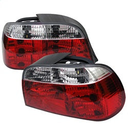 Spyder Crystal Tail Lights - Red Clear