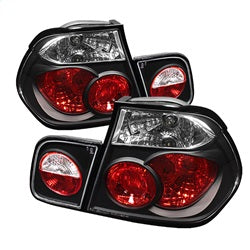 Spyder Euro Style Tail Lights - Black — for select BMW vehicles (5000712)