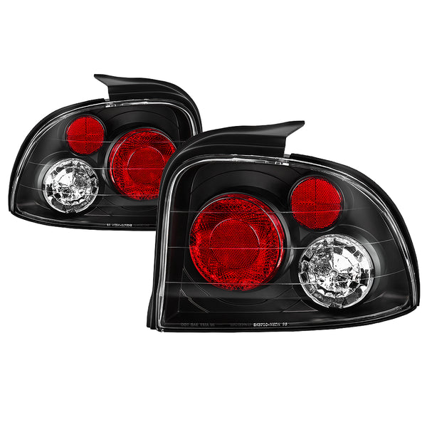Spyder Feux arrière de style européen — noir — 1995-1999 Dodge Neon (5002488)