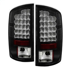 Spyder Feux arrière à DEL — noir — pour certains camions Dodge (5002617)