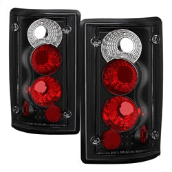Spyder Euro Style Tail Lights - Black — for select Ford vehicles (5002914)