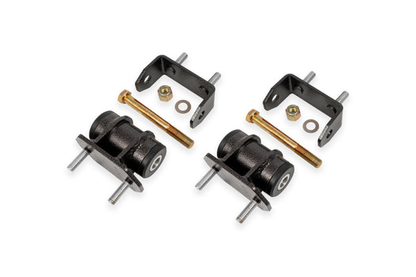 BMR Support de transmission/différentiel en Delrin plein 05-13 Chevrolet Corvette C6 - noir martelé