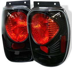Spyder Euro Style Tail Lights - Black — for select Ford and Mercury vehicles (5003034)