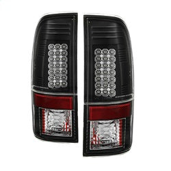 Spyder Feux arrière à DEL — noir — pour certains camions Ford (5003898)