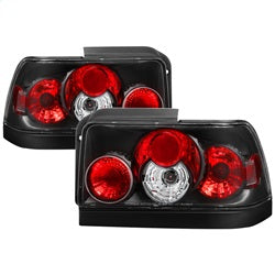 Spyder Euro Style Tail Lights - Black — 1993-1997 Toyota Corolla (5007407)