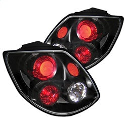 Spyder Euro Style Tail Lights - Black — 2003-2005 Toyota Matrix (5007599)
