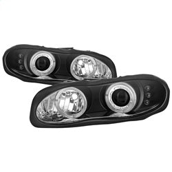 Spyder Projector Headlights - LED Halo - Black — 1998-2002 Chevrolet Camaro (5009234)