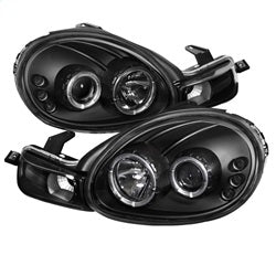 Spyder Phares à projecteur halo à DEL — noir — 2000-2002 Dodge Neon (5009906)