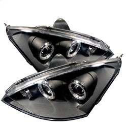 Spyder Projector Headlights - LED Halo - Black — 2000-2004 Ford Focus (5010186)