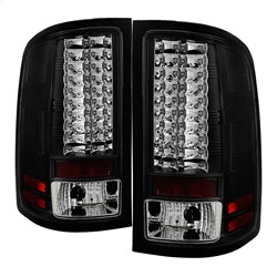 Spyder LED Tail Lights - Black — for select GMC trucks (5014948)