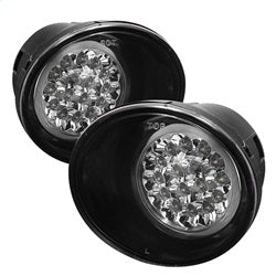 Spyder LED Fog Lights w/ Switch - Clear — for select Nissan vehicles (5015747)