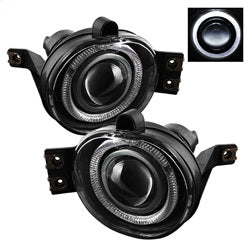 Spyder Halo Projector Fog Lights w/ Switch - Clear — for select Dodge trucks (5021250)